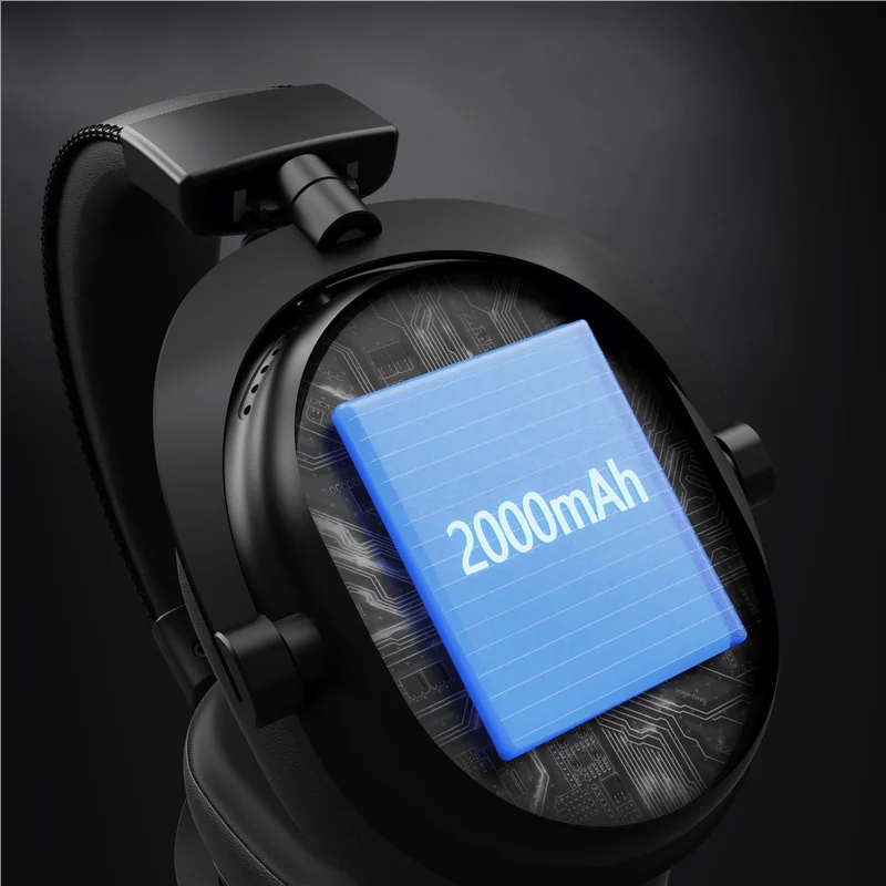 MCHOSE V9 Turbo Wireless Gaming Headset 7.1 Surround Sound RGB Esports Headphones with 60mm Drivers, Noise Cancelling Mic & Charging Base