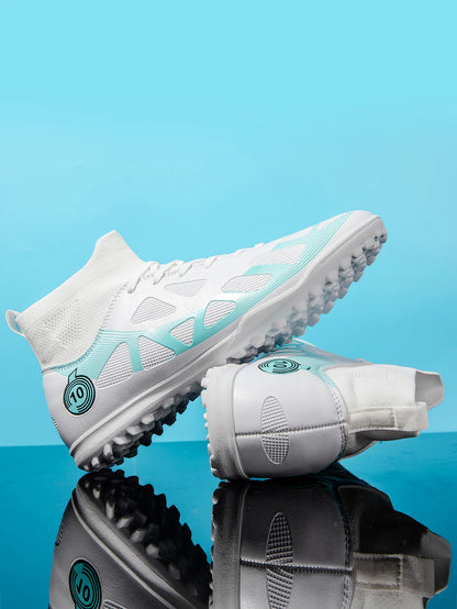High Quality TF Football Boots Men Women PU Fabric Upper Rubber Cleats Non-slip Training Football Shoes