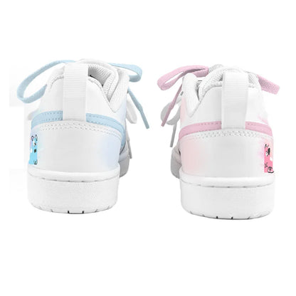 Po meri izdelani športni copati Nike Court Borough Twin Sweet Dreams v nišnem preppy slogu – ljubki in sladki ženski copati za rolkanje