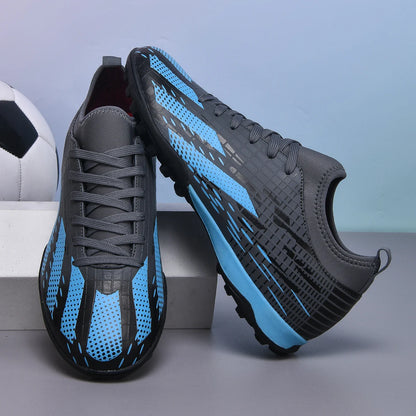 Chaussures de football professionnel pour homme Society TF/FG – Crampons de football – Chaussures d’origine pour terrain de football en salle – Baskets d’entraînement sur gazon