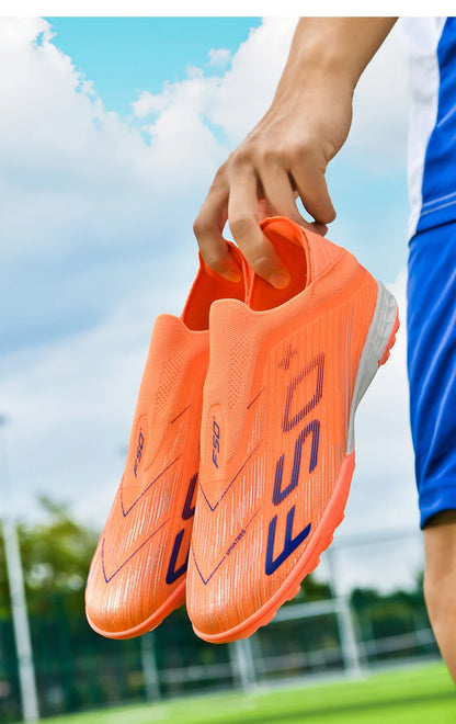 New Men Soccer Shoes Match Football Boots Sneakers Non-Slip Grass Cleats High-quality Futsal Indoor Hot-selling High-top Outdoor