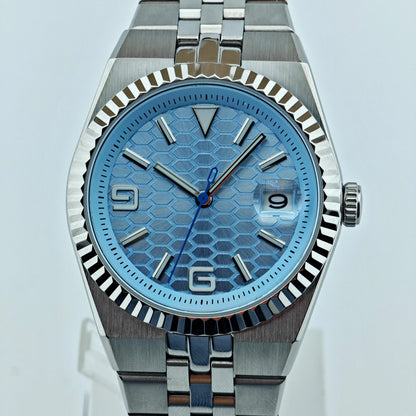 Custom Pilot Watch NH35 Automatic Mechanical Men Watch Sapphire Crystal Luminous 100M Water Resistant Cushion Case Dive Watch
