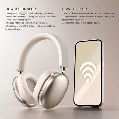 NEW Wireless Bluetooth Headphones Noise Cancelling Earphones Mic Pods Over Ear Sports Gaming Headset For Apple 2025 Hot