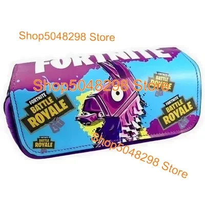 Estojo Grande em Lona Kawaii para Lápis e Canetas, para Rapazes e Raparigas, Estampa Fortnite, Material Escolar, Papelaria, Presente de Aniversário para Adolescentes
