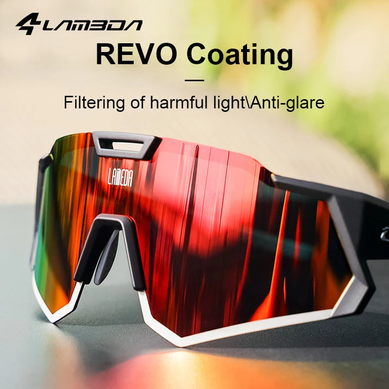 LAMEDA Polarized Cycling Glasses Road UV400 Mountain Bike Sunglasses Bicycle Goggles Sports Eyewear Outdoor Sunglasses Men Women