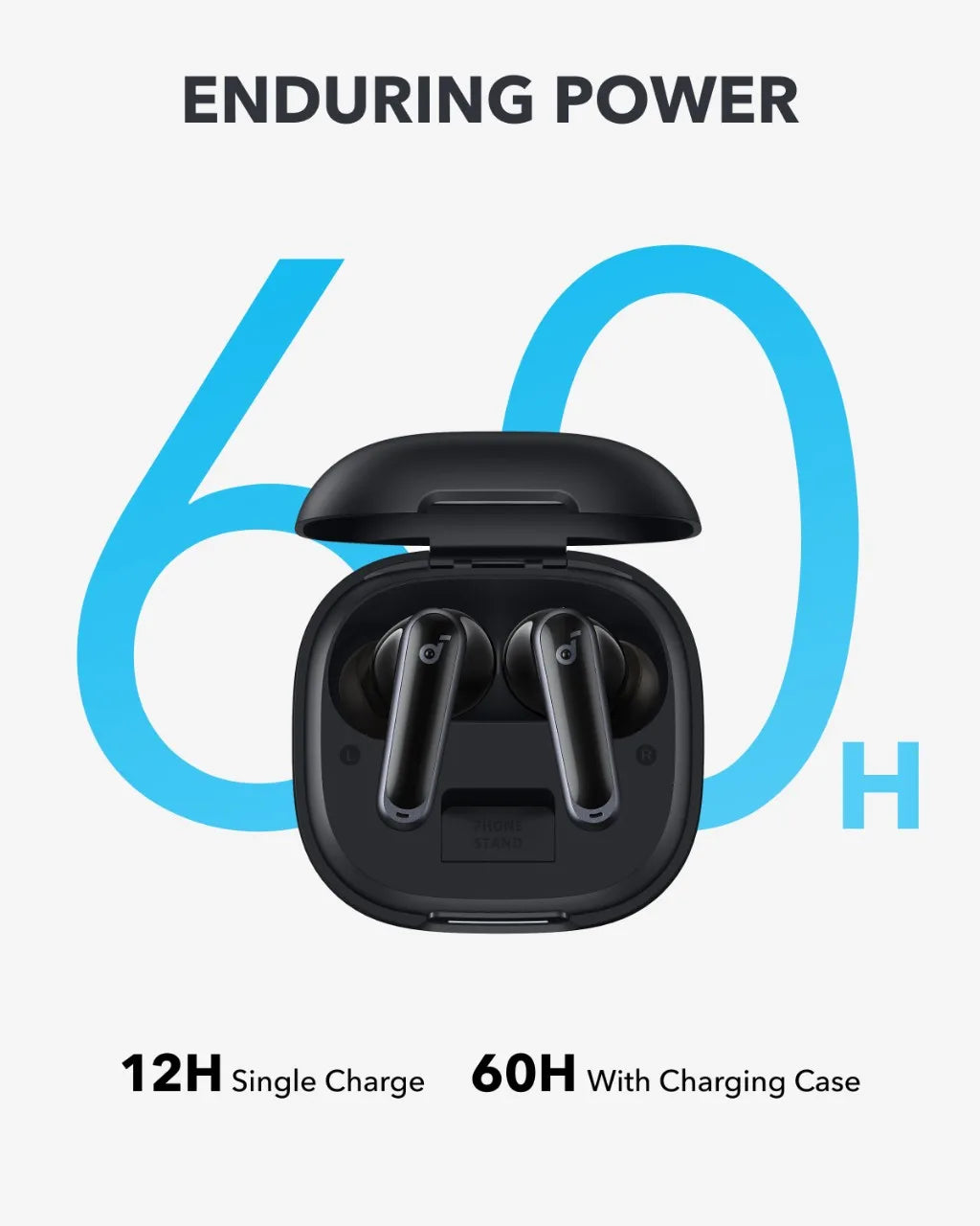 Soundcore P40i by Anker Wireless Earbuds with ANC, BassUp Technology, 60H Playtime & Bluetooth 5.3