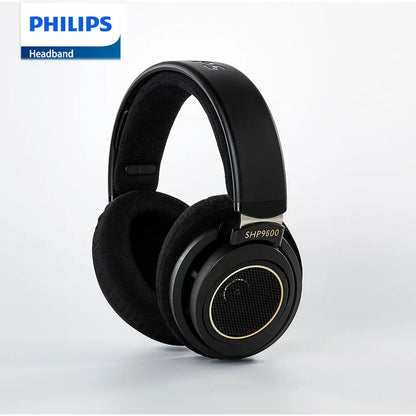Original PHILIPS SHP9600 Wired HiFi Stereo Headphones Open-Back Over-Ear Gaming Headphones with 3.5mm & 6.3mm Audio Jack (SHP9500 Upgrade)