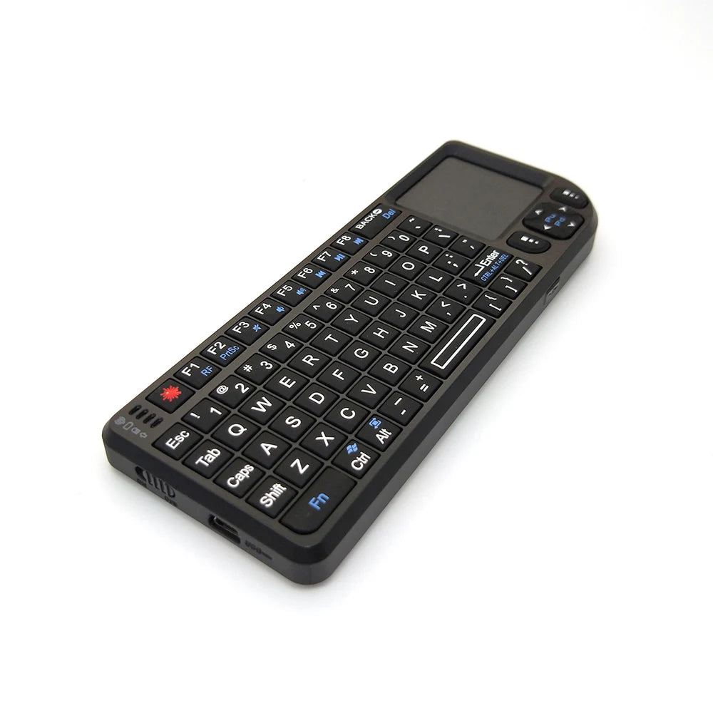 A8 Mini Wireless Keyboard 2.4G 7 Color Backlit 3 in1 Handheld Keyboard with Touchpad Air Mouse for Android TV Box PC Tablet