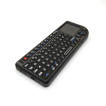 A8 Mini Wireless Keyboard 2.4G 7 Color Backlit 3 in1 Handheld Keyboard with Touchpad Air Mouse for Android TV Box PC Tablet