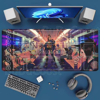 HD Printing playmat League of Mouse Pad Legends Riftbound Series TCG LOL Card 600x350mm office Stitched Edge Board Game Desk Mat