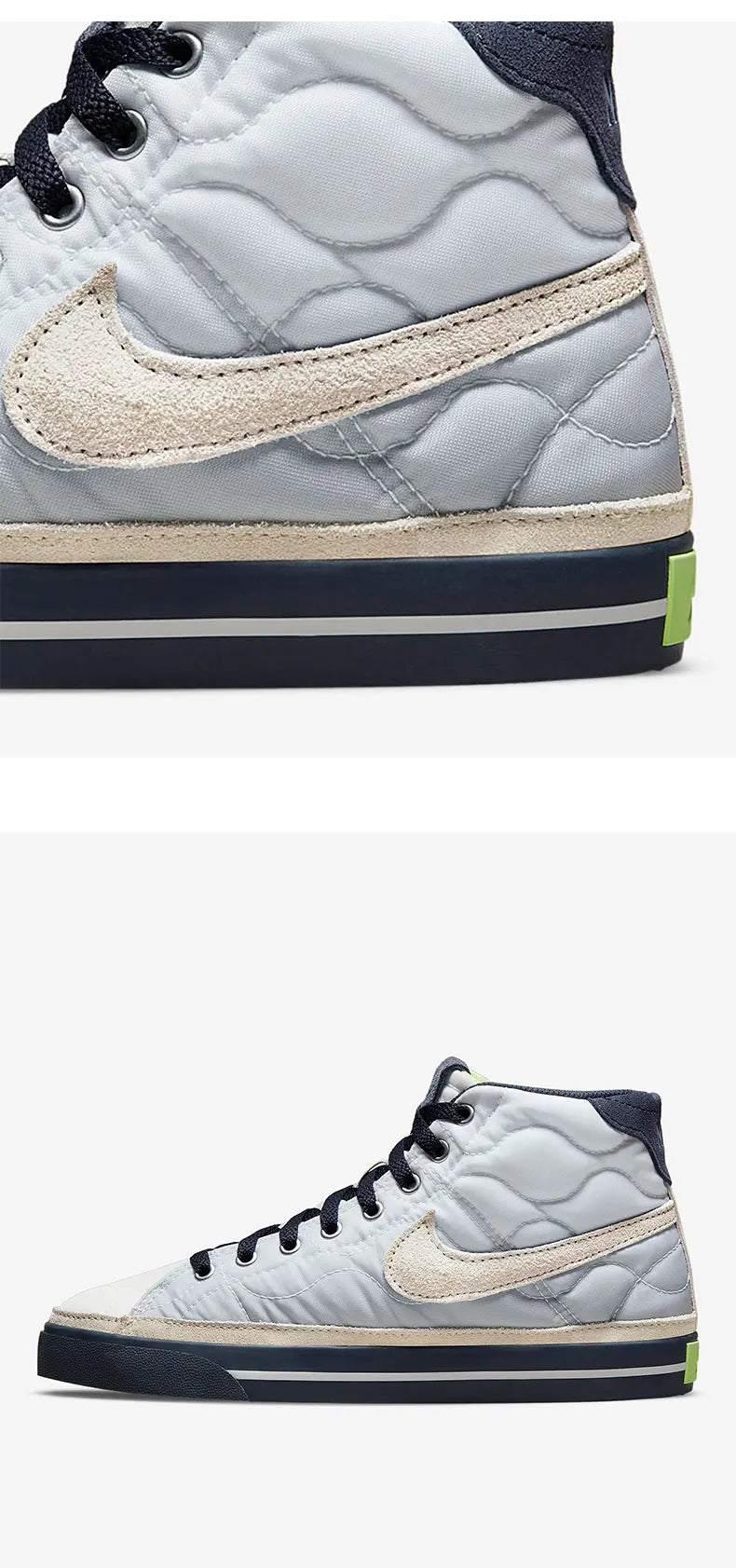 Nike Officielle, ægte COURT LEGACY MID Unisex komfortable sneakers DO2340-914