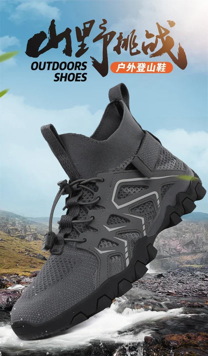 Chaussures unisexes respirantes à séchage rapide pour la pêche et les sports nautiques, bottes aquatiques d'été pour la pêche en amont, chaussures de plage antidérapantes pour femmes, à porter pieds nus