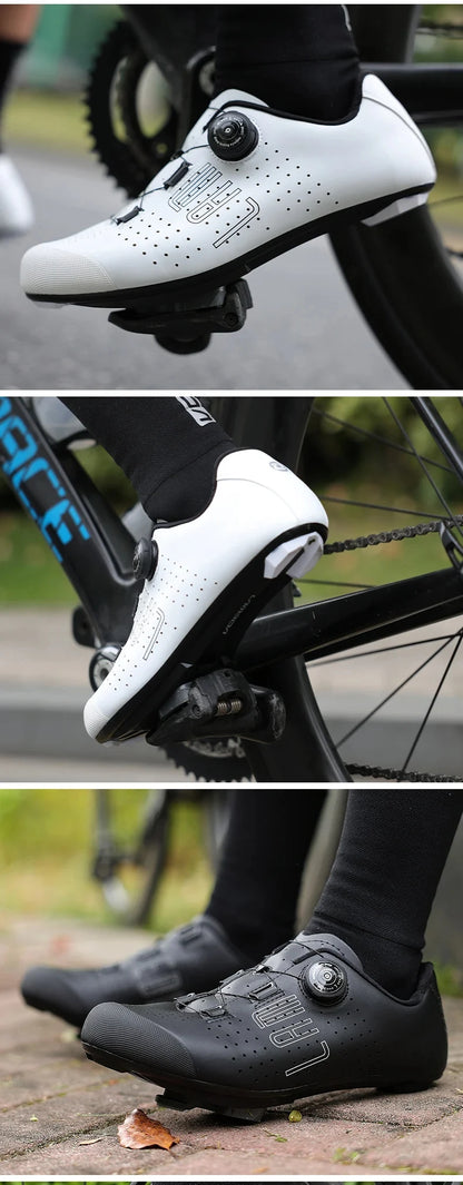 LAMEDA Pro Cycling Shoes Lock Shoes Road Bike Men and Women Hard Sole Bicycle Special Cycling Shoes MTB Bicycle Team Lock Shoes