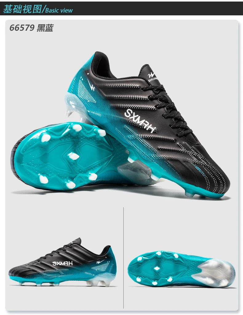 Buty piłkarskie Double Star Adult Youth AG – antypoślizgowe, wytrzymałe buty do piłki nożnej na sztuczną i naturalną trawę, przeznaczone do treningów i meczów, dla mężczyzn i kobiet