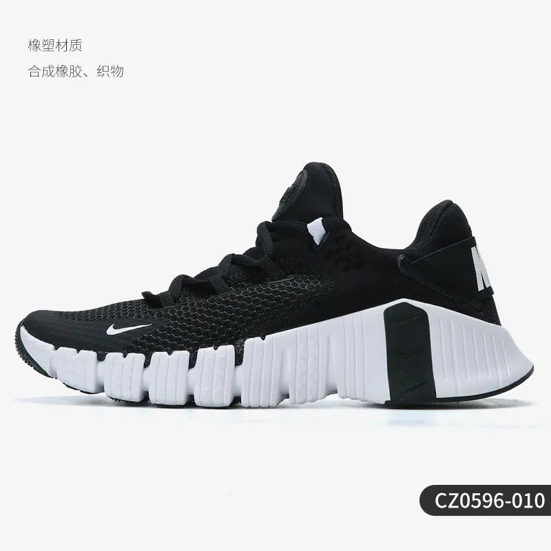 Nike Authentic Women's Free Metcon 4 Barefoot Breathable Cushioned Training Shoes CZ0596-010