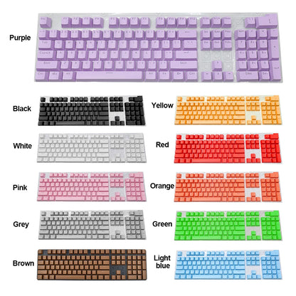 104PCS Backlit Mechanical Keyboard Keycaps Set for Cherry MX, ABS Replacement Mechanical Keyboard Keycaps, Universal 104-Key Backlit Keycaps for Gaming & Desktop Keyboards