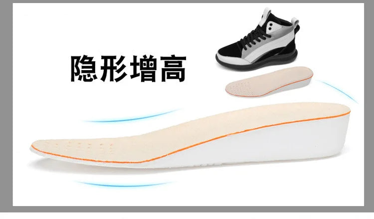 Buty podwyższające z wysoką cholewką – obuwie podwyższające – wkładki podwyższające dla mężczyzn 6 cm, 8 cm, 10 cm – trampki
