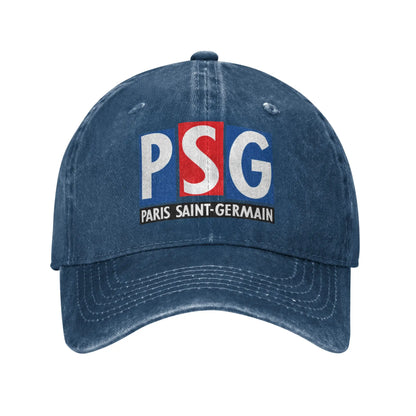 PSG-logo, afslappet baseballkasket til par, kvinder, sommer, jagt, camping, hiphop-hatte, mode, åndbare baseballkasketter