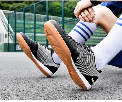 Scarpe da calcio indoor da uomo, scarpe da futsal professionali, scarpe da calcio da uomo antiscivolo, scarpe da calcio originali per campi in dura, Chuteira Society Futebol