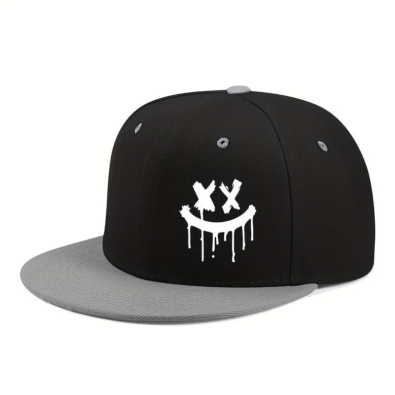 Halloween-inspireret udendørsbegivenhed: Lastbilchauffør-kasket, flad, justerbar skygge, baseballkasket, unisex, hiphop-kasket, moderigtigt hovedbeklædning