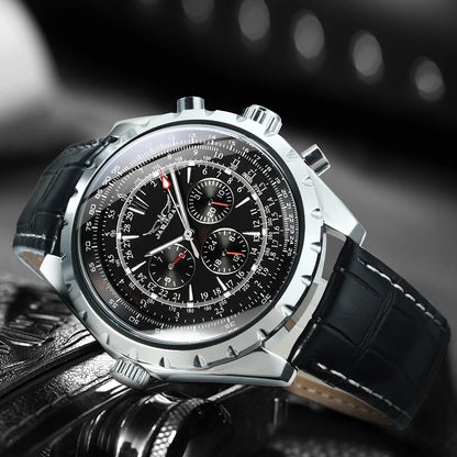 JARAGAR 212 Mechanické automatické pánské hodinky, módní, business, luxusní, s týdenním kalendářem, prémiový dárek pro muže, Reloj Hombre