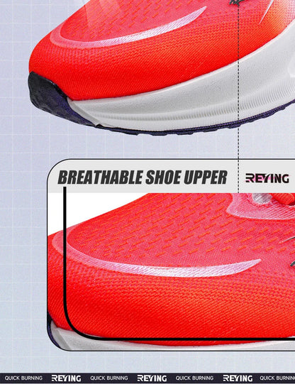 Scarpe da corsa IRUNSVAN Co-branded con soletta in carbonio 1.0 ad asciugatura rapida, per l’allenamento alla maratona maschile, ammortizzanti e traspiranti
