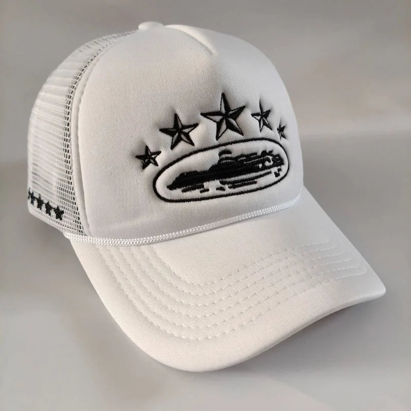 New Unisex Print Baseball Hats New Unisex Hip Hop Breathable Personal Sunshade Mesh Versatile Street Fashion Trucker Caps