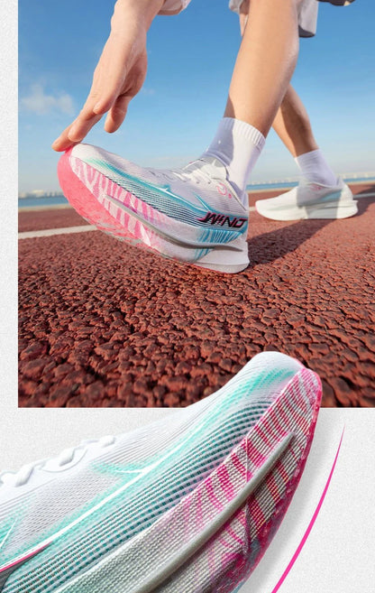 QIAODAN Man Trail Running Shoes 2026 WIND 4 Jogging Sport Shoes GYM Mesh Breathable Athletic Running Sneakers QDB023262298