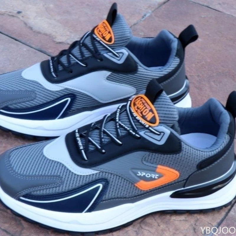 2025 grande taille automne mode nouvel article respirant décontracté confortable chaussures pour hommes polyvalent, léger plat sport chaussures pour hommes