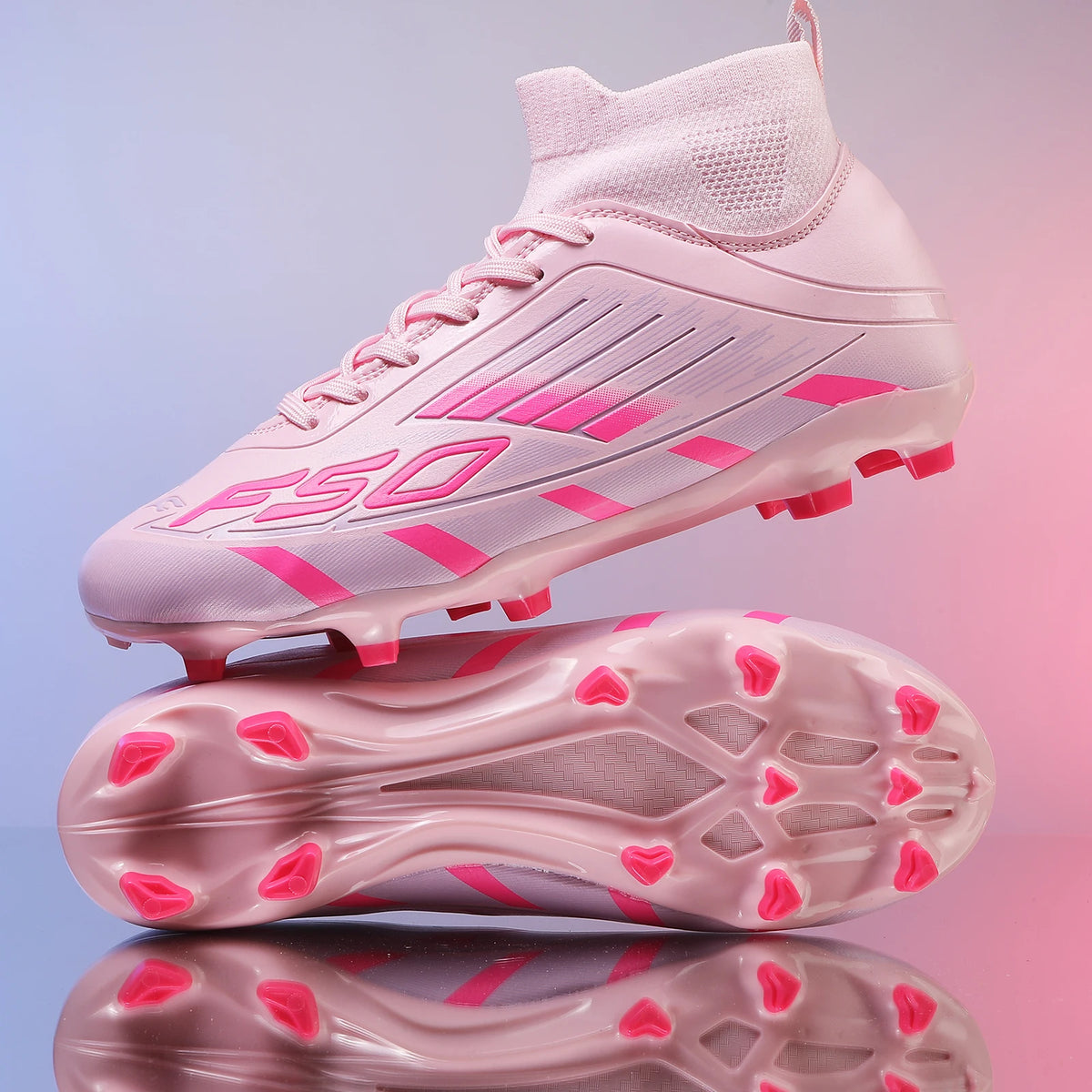Nouvelles chaussures de football pour hommes, antidérapantes, à la cheville, chaussures de sport TF/FG, chaussures de football professionnelles pour garçons, baskets unisexes confortables