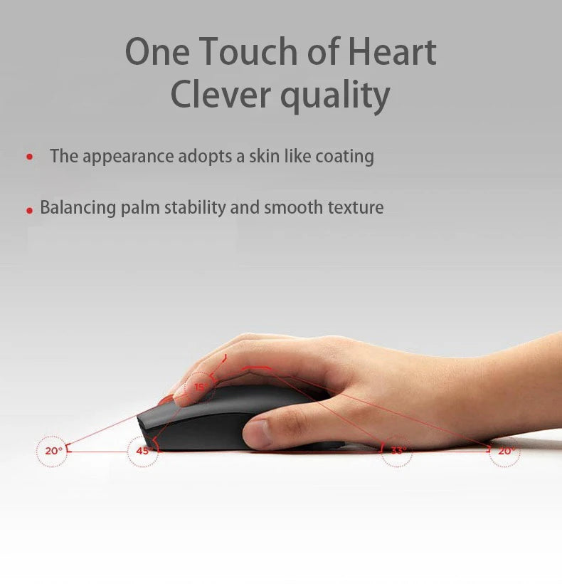 Lenovo ThinkPad Office Mouse Bluetooth + Wireless Dual-Mode Mouse, Ergonomic Wireless Office Mouse, 1200 DPI Portable Laptop Mouse