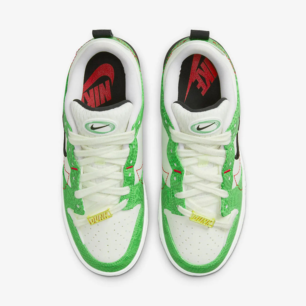 Nike originele Dunk Disrupt2 unisex retro sneakers met slangenprint, laag model, DV1491-101