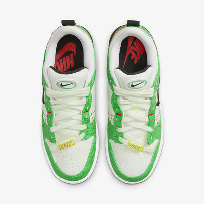 Nike originele Dunk Disrupt2 unisex retro sneakers met slangenprint, laag model, DV1491-101