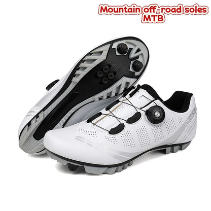 Scarpe da mountain bike MTB da uomo, traspiranti, antiscivolo, ad alta rigidità, adatte per gare su strada all’aperto e percorsi fuoristrada in montagna 37-46