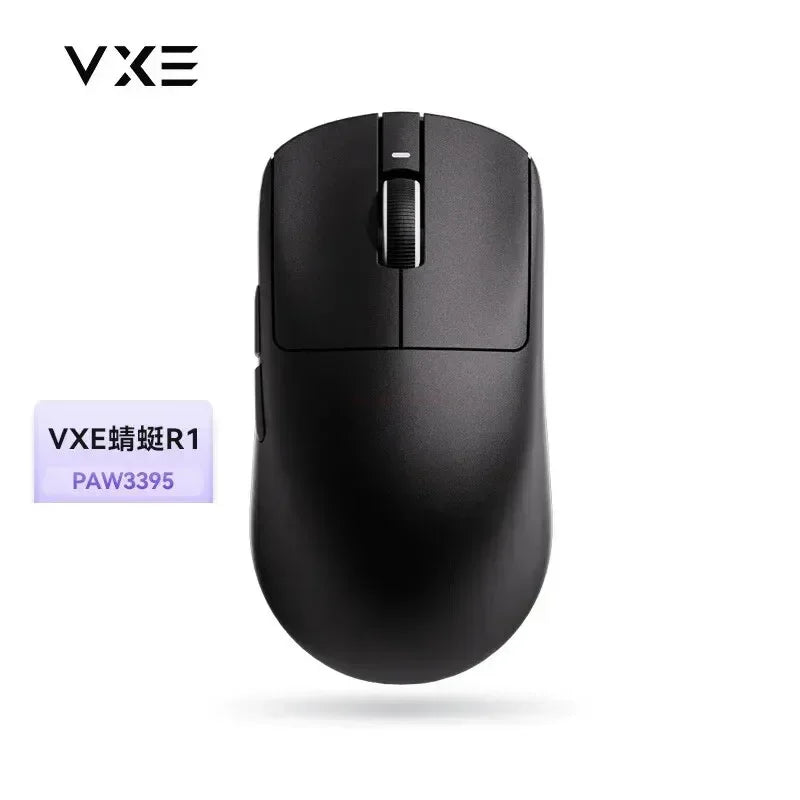 VXE Dragonfly R1 Pro Max Gaming Mouse, Wireless Bluetooth Gaming Mouse with PAW3395 Sensor, Rechargeable Lightweight Ergonomic Esports Mouse