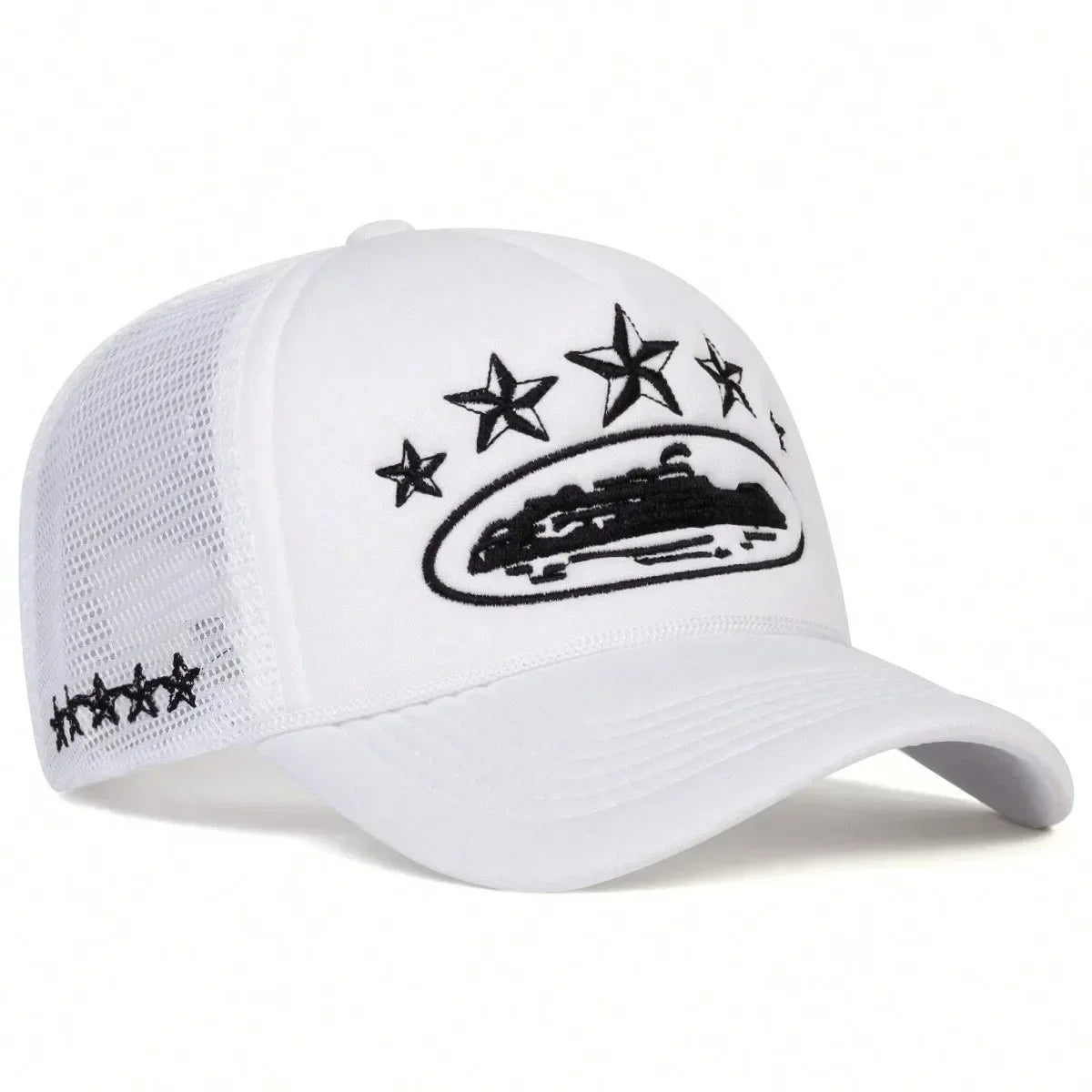 New Unisex Pentagram Baseball Hats Hip Hop Adjustable Breathable Personal Sunshade Mesh Versatile Street Fashion Trucker Caps