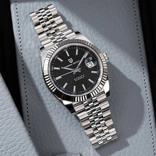 PAGANI DESIGN Men Mechanical Watch Luxury Automatic Watch Jubilee Bracelet Japan Movement 100M Waterproof Sport Wristwatch 1645