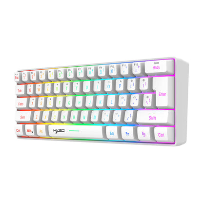 60% Wireless Gaming Keyboard, 61 Keys Triple Mode BT5.0/2.4G/USB-C Wireless Keyboard- RGB Backlit