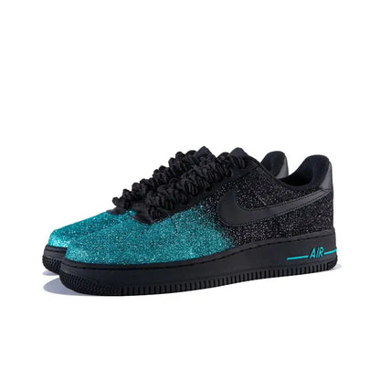 Custom Sneakers Nike Air Force 1 FOMO Full Crystal Sparkle Unisex Sneakers Jennie Cleanfit Style, Anti-slip Light Wear-resistant