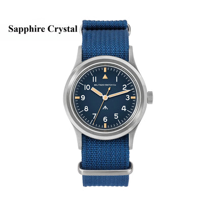 Militado ML14 36mm Watch VH31 Sweep Second Quartz Movement Watch Sapphire Crystal Super Luminous BGW9 C3 100m Waterproof Watches