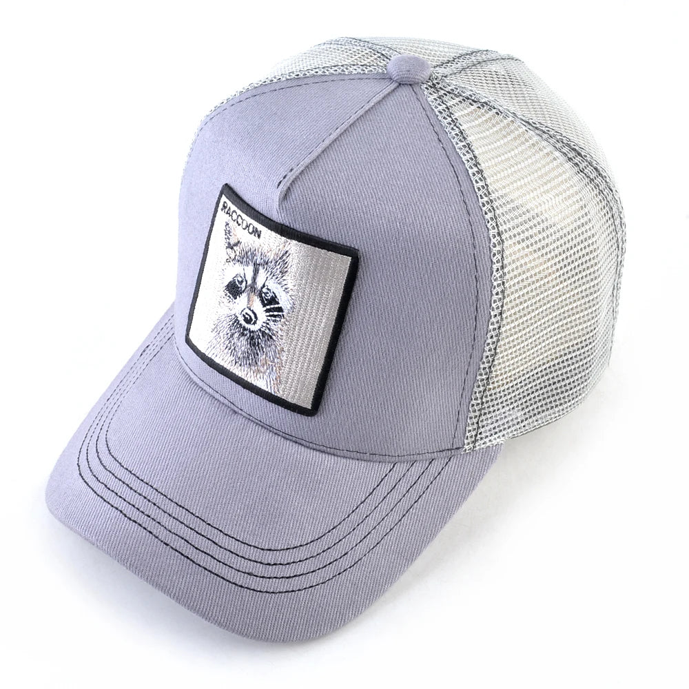 Spring Summer Baseball Cap With Lion Embroidery Patch Snapback Trucker Caps Men Women Drake Baseball Hats Four Season Sun Hat