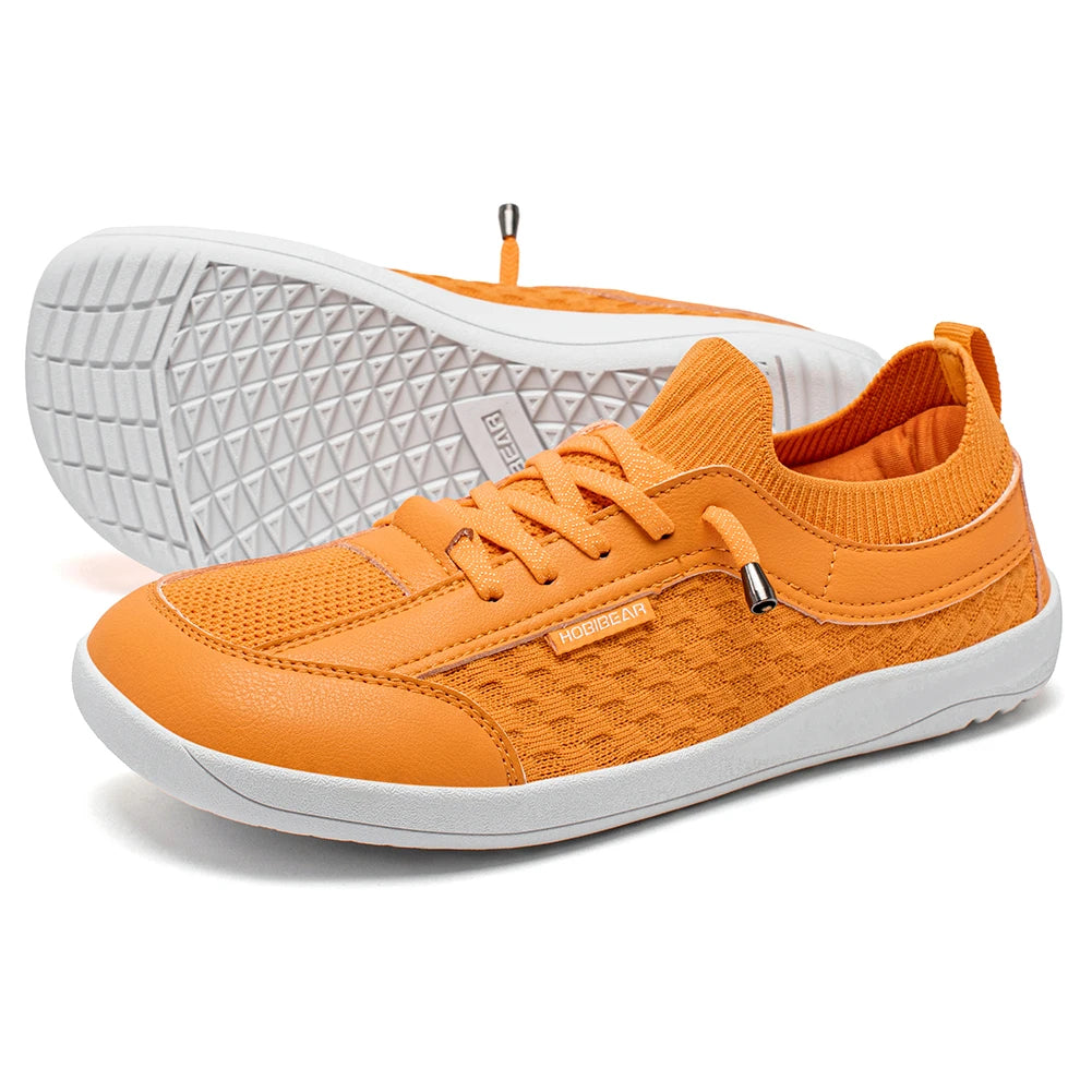 HOBIBEAR Men Barefoot Shoes Women Slip On Wide Toe Walking Sneaker | Zero Drop Sole | Lightweight Breathable Minimalist Shoes