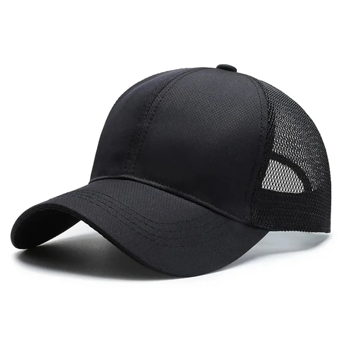 Unisex ensfarvede baseballkasketter til forår og sommer – justerbare fritidshatte til udendørs brug – solbeskyttelseshatte – sportskasketter