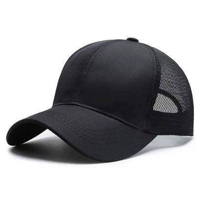 Unisex ensfarvede baseballkasketter til forår og sommer – justerbare fritidshatte til udendørs brug – solbeskyttelseshatte – sportskasketter