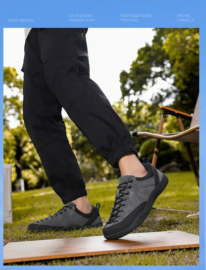 2026 New Men's Wide Width Shoes Minimalist Barefoot Sneakers Hiking Zero Drop Running Shoes Outdoor Wide Toe Non-Slip Sneakers