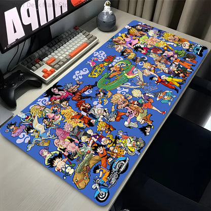 Mouse Pad Gamer Dragon Ball Z Computer Large XXL Desk Mat Keyboard Anime Gaming PC Accessories Mousepad DBZ Rubber Carpet