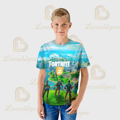 Fortnite Hoodie 3D Printed Plus Size Hooded Sweatshirt Tshirt Kids Fashion Streetwear Hoodie Casual Jacket