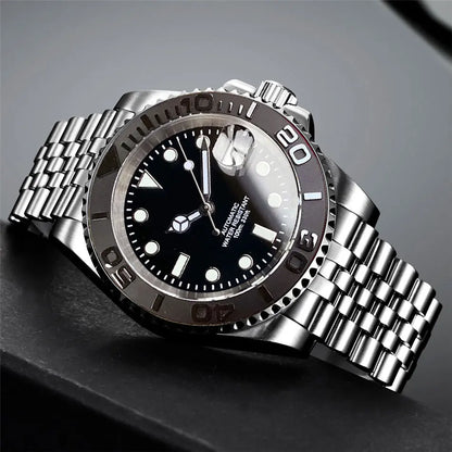 200m Waterproof Miyota8215 Automatic Men Watch Diver Watches 40mm Mechanical Movement Luminous Jubilee Strap Glide Lock Buckle