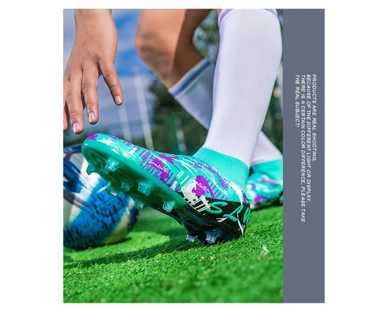Botas de fútbol profesionales para hombre, zapatillas de fútbol Society, tacos de fútbol FG ultraligeros para entrenamiento, calzado deportivo de fútbol para exterior