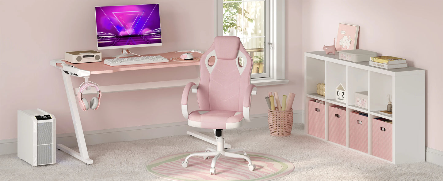 WOLTU Ergonomic Gaming Chair High Back Office Computer Chair with Adjustable Height, 360° Swivel, Reclining Tilt, Racing Style Executive Desk Chair